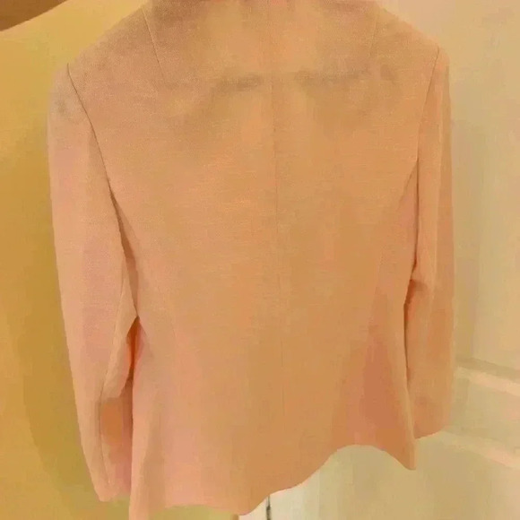 Vintage pink pantsuit skirt jacket set of  3 size Xs petite - Picture 9 of 9